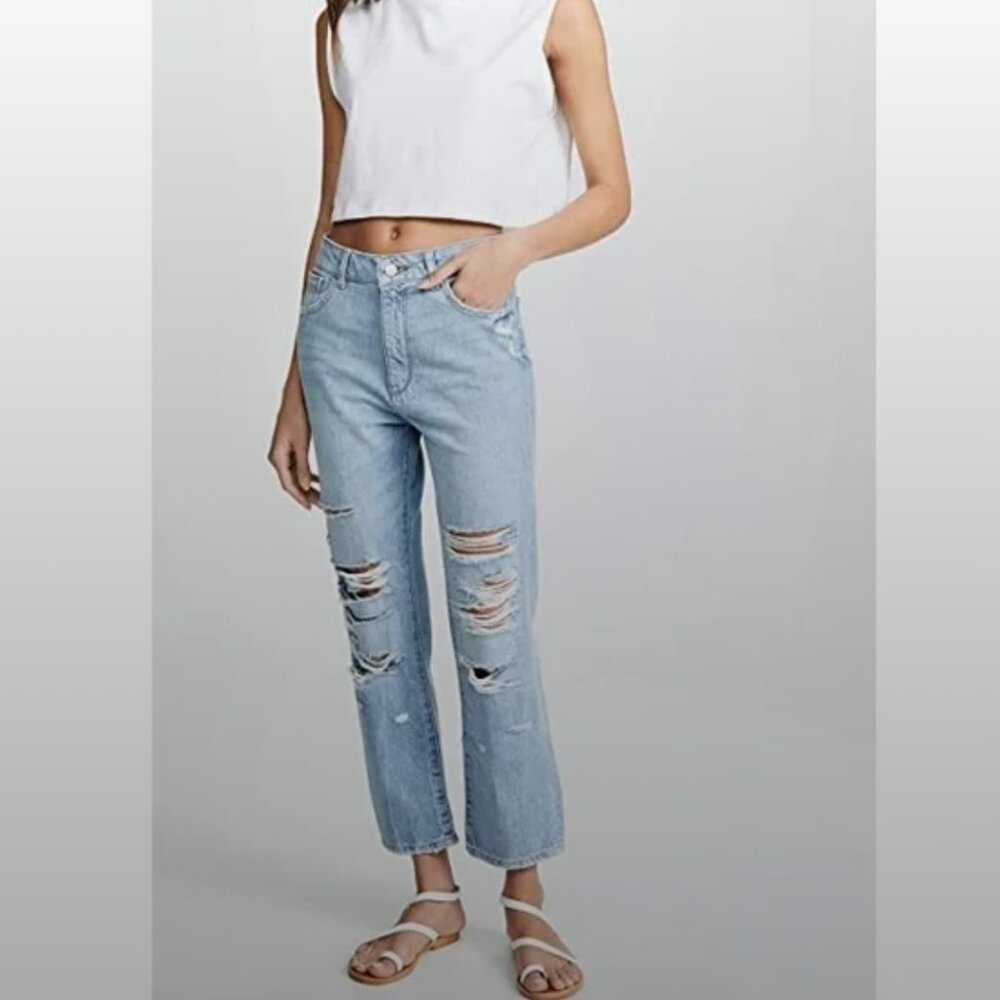 DL1961 Jerry High Rise Vintage Straight in color Echo Park (Size 26)